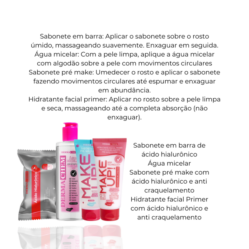 Kit Ácido Hialurônico Completo - Dermachem