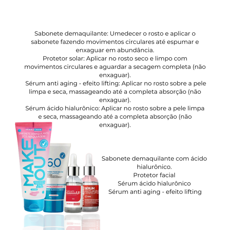 Kit Ácido Hialurônico Completo - Dermachem